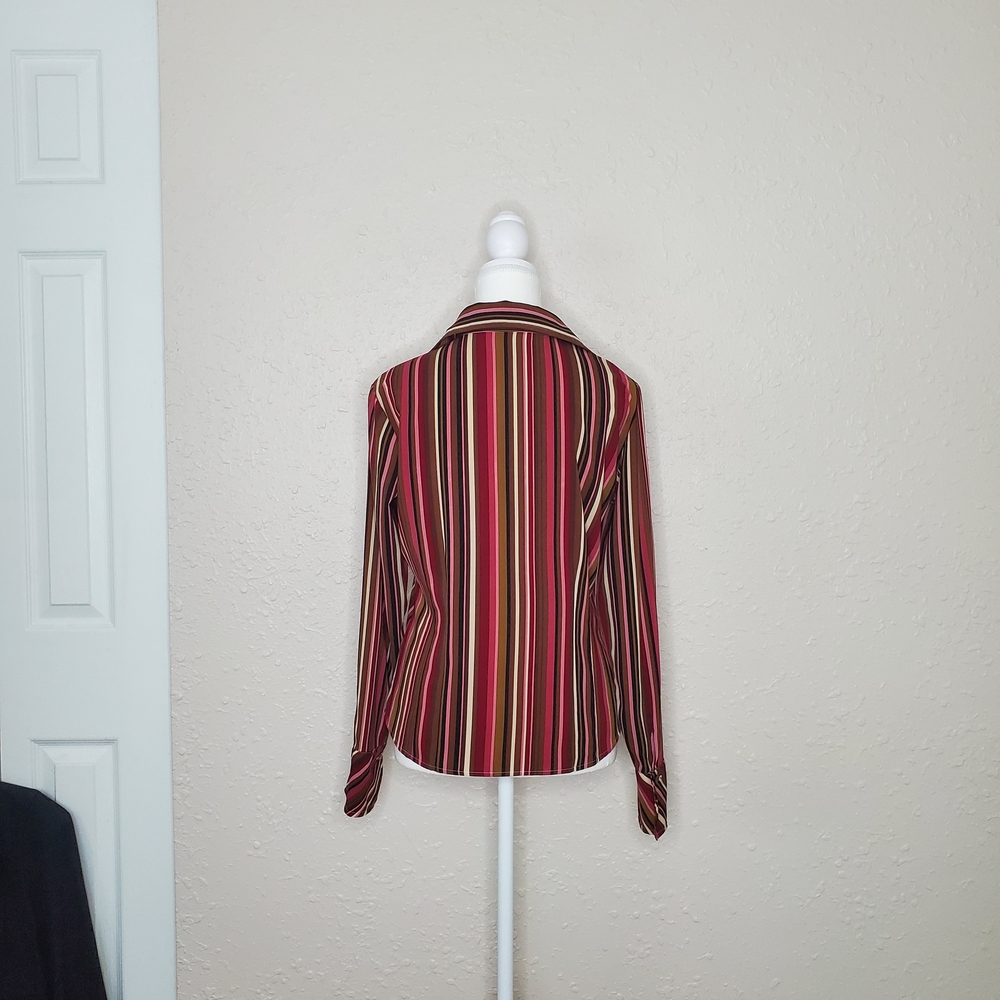 Striped Button-Up Shirt - Picture 2 of 3
